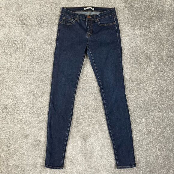 J Brand Women’s Size 26 Skinny Leg Dark Wash Mid Rise Denim Ankle Jeans - Picture 1 of 7